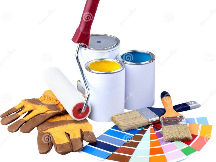 Выбор лаков и красок для окраски декоративных элементов на стенах и потолке